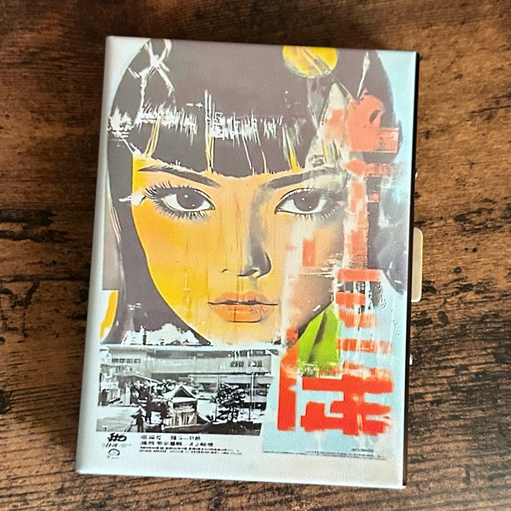 Retro Artistic Face Metal Wallet